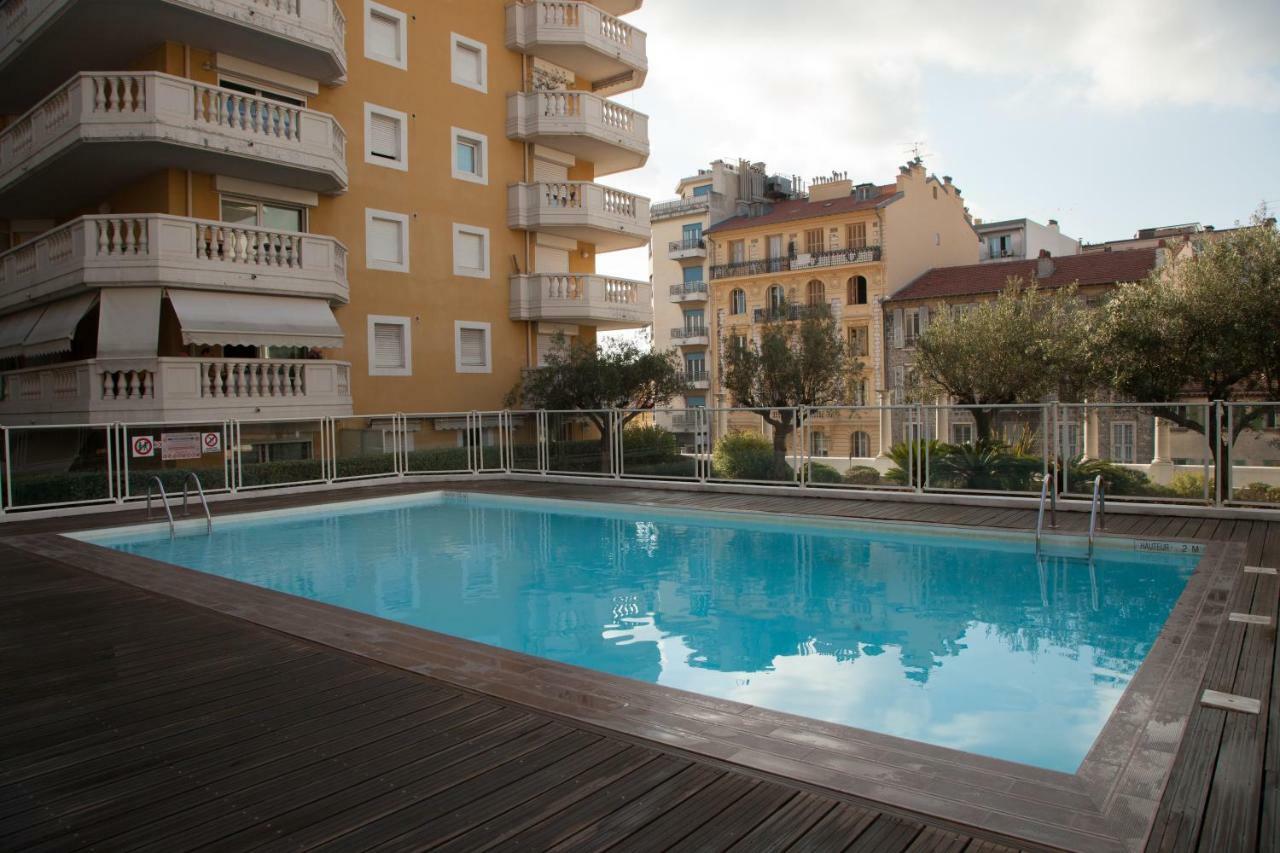 Studio With Swimming Pool 80 Meters Near The Beach ニース エクステリア 写真